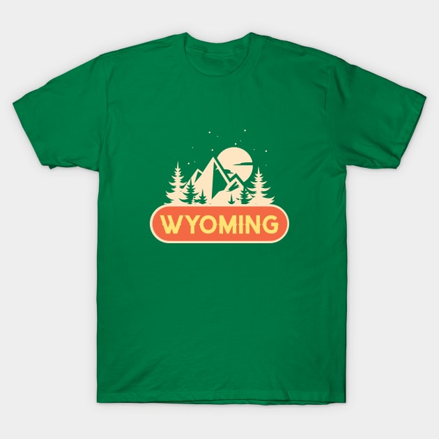 Wyoming T-Shirt by BVHstudio